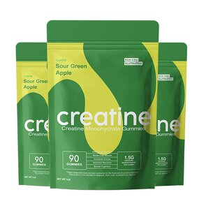 Creatine Monohydrate Gummies - Factory Vegan 90 Count Pre Workout Energy Management
