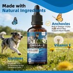 Omega 3 Pet Softgels - OEM Natural Dog Shiny Coat Immunity Wellness Supplement