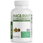 Black Maca Root Capsules - Organic Men Women Strength Adult Herbal Supplement