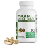Black Maca Root Capsules - Organic Men Women Strength Adult Herbal Supplement