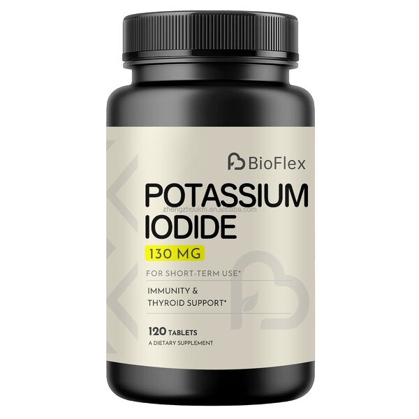Potassium Iodine Tablets - 130mg 120 Count Immunity Thyroid Support