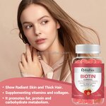 Biotin Collagen Gummies - OEM Multivitamin Keratin Hair Skin Nails Supplement