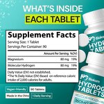 H2 Molecular Hydrogen Tablets - Vanwin Elemental Magnesium Drinking Water