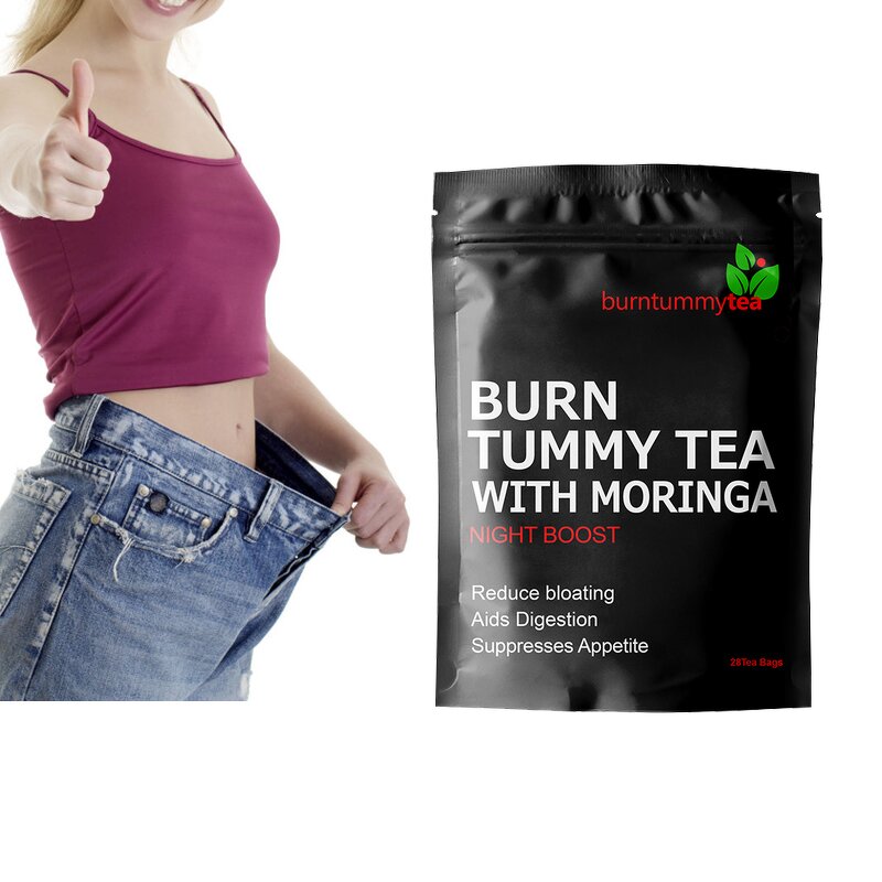 Tummy Burn Slim Tea - Vanwin Organic 28 Sachets Metabolism Boost Box