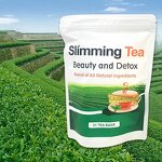 Beauty Detox Slimming Tea - 100% Organic Herbal Plant Extract Box Packaging