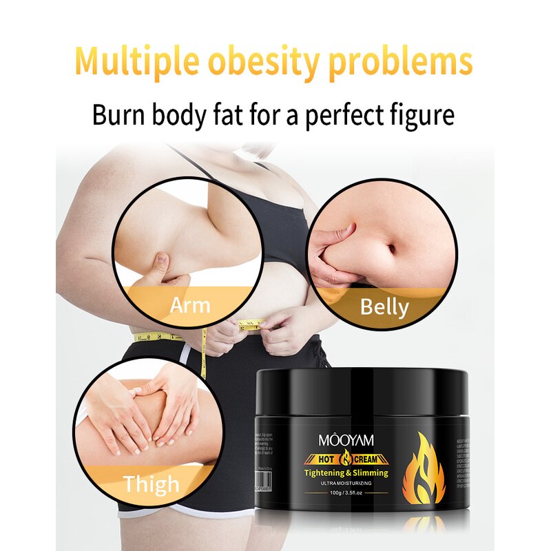 7 Days Slimming Cream - MOOYAM Herbal Organic Leg Body Fat Burning Firming Gel