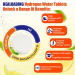 H2 Effervescent Tablets - Vanwin OEM Lemon 15 Count Creatine NAC Resveratrol