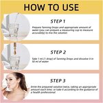 Sunbed Tanning Drops - OEM Flavoured Beta Carotene Sunless Self Tanning Oral