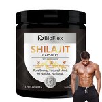 Shilajit Capsules - Private Label 120 Count Lions Mane Ashwagandha Immunity