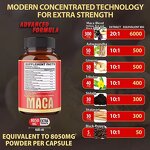 Ginseng Maca Capsules - Vanwin 90 Count Male Energy Endurance Support