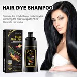Hair Dye Cream - EELHOE 100ml Natural Herbal 3-IN-1 Black Brown Hair Color