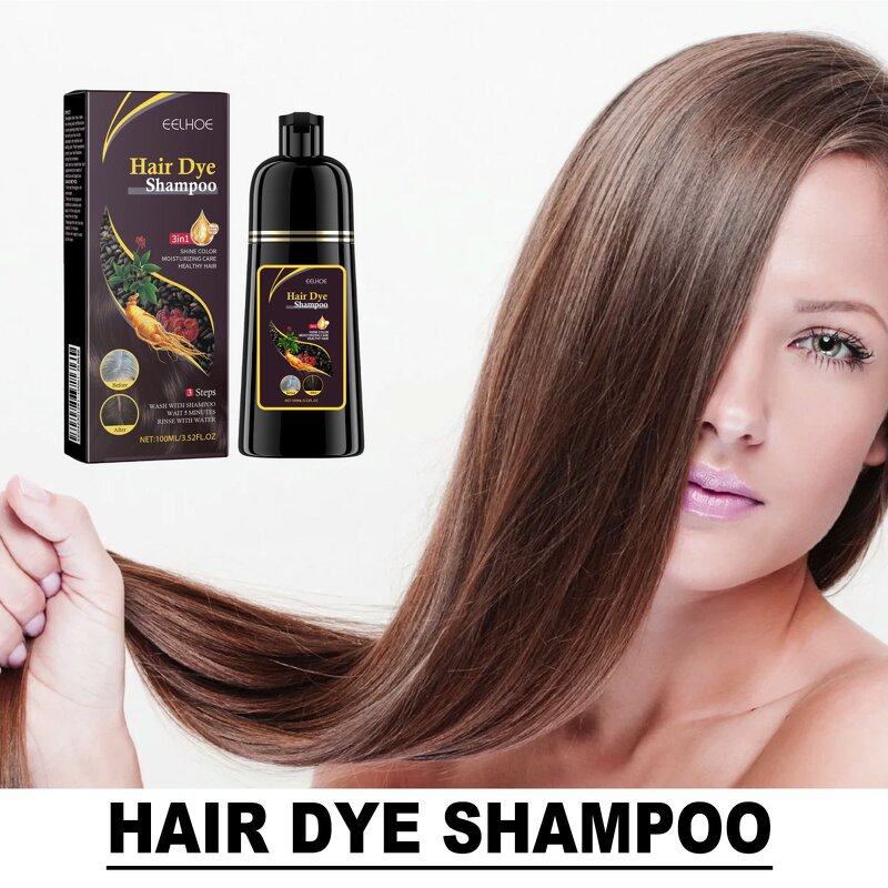 Hair Repair Shampoo Cream - Polygonum Multiflorum 3-in-1 Black Brown Cleansing