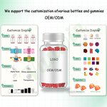 Biotin Collagen Gummies - OEM Multivitamin Keratin Hair Skin Nails Supplement