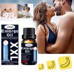 Men's Massage Oil - Natural Private Enlargement Strong Long Lasting Performance