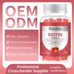Biotin Collagen Gummies - OEM Multivitamin Keratin Hair Skin Nails Supplement