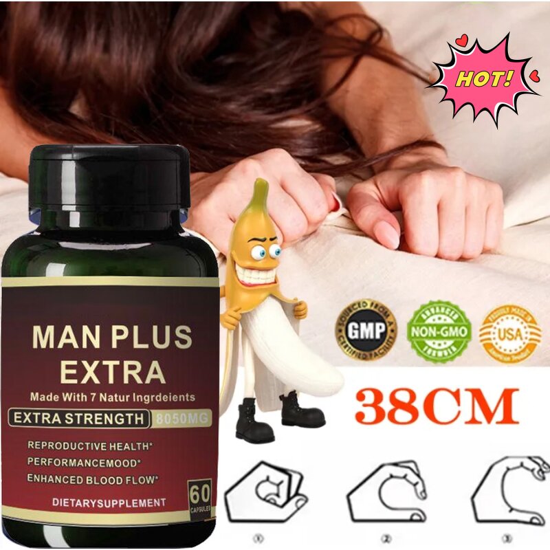 Black Maca Capsules - Hot Selling Male Enhancement Endurance Vitamin Support