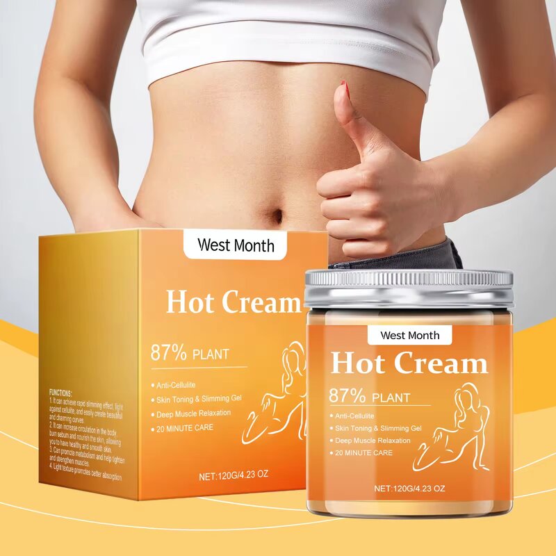 Tummy Fat Burner Hot Cream - ODM OEM Natural Fast Weight Loss Cellulite Shaping