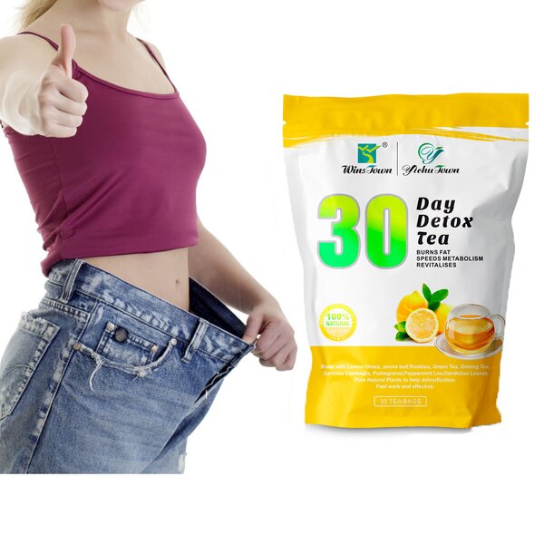 30-Day Detox Slim Tea - Organic Lemon Grass Adult Weight Loss Box