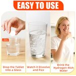 H2 Effervescent Tablets - Vanwin OEM Lemon 15 Count Creatine NAC Resveratrol