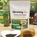 Beauty Detox Slimming Tea - 100% Organic Herbal Plant Extract Box Packaging