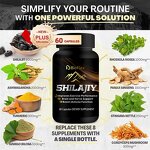 Ashwagandha Shilajit Capsules - OEM Private Label Max Strength Energy Boost