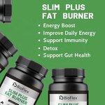 Slim Fat Burner Tablets - OEM Extra Strength Herbal No Side Effects Men Women