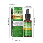 Hair Growth Oil - High Quality Organic Coconut Rosemary Smooth Repair Serum