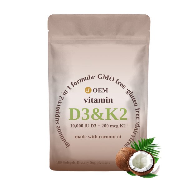 Vitamin D3 K2 Softgels Manufacturer - Private Label Daily Dietary Supplement