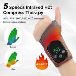Wrist Guard Manufacturer - Electric Hot Compress Massage for Sports Sprains