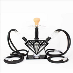 Hookah Set Manufacturer - Medium Portable Plastic Hubbly Glass Bowl Eco-friendly
