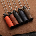 Hookah Mouth Tips Manufacturer - Portable with Chain Reusable Multi-Color Leather