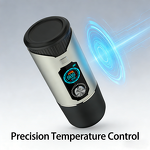 Electric Shisha Manufacturer - 15000mAh Aluminum Alloy Portable Hookah Set with TFT Screen