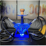 Hookah Set Manufacturer - Medium Portable Plastic Hubbly Glass Bowl Eco-friendly