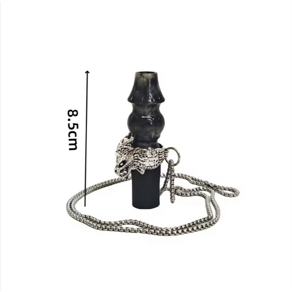 Hookah Mouth Tips Manufacturer - Arabian Mirror Technique Ring Pattern Resin Hanging