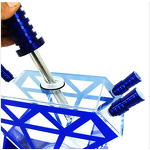 Hookah Set Manufacturer - Medium Portable Plastic Hubbly Glass Bowl Eco-friendly