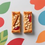 Organic Apple Cereal Bars - D2D Bulk Low-Fat Low-Calorie Whole Grain 6 Count 7.8oz