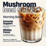 Organic Mushroom Coffee - Custom Logo All in 1 Chaga Lions Mane Cordyceps Slimming