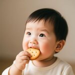 Organic Teething Wafers - Free Sample First Food Pouches 12 Count Pack of 3