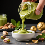 Pistachio Cream Spread - Rich Nutty Filling for Dubai Chocolate Desserts
