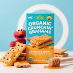 Sesame Street Toddler Grahams - Low MOQ Organic Honey Sticks Iron Zinc B Vitamins