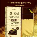 Dubai Pistachio Chocolate Bar - Luxury Rich Milk Individually Wrapped Premium