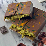 Milk Chocolate Bar - RTS Small Batch Custom Pistachio Cream Premium Knafeh