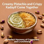 Dubai Chocolate Spread - Pistachio Peanut Rich Creamy Middle Eastern Paste