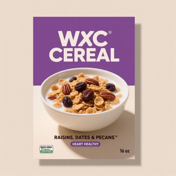 Raisin Date Pecan Cereal - Free Sample Granola Clusters Non-GMO High Fiber Breakfast