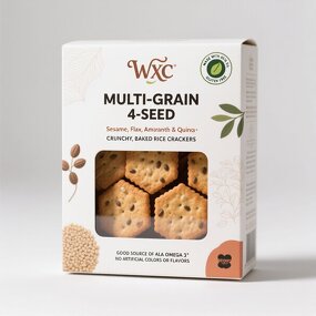 Multigrain Crackers - D2D Gluten Free Low Sodium Cholesterol Free 21oz Adult Snack