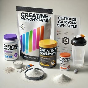 Creatine HCL Powder - Custom Logo 200 Mesh Pure Raw Monohydrate Pre Workout Material
