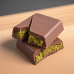 Dubai Knafeh Chocolate Bar - Handmade Luxury Pistachio Cream Kataifi Filling