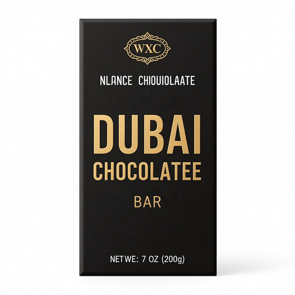 Dubai Pistachio Chocolate Bar - Premium Shredded Phyllo Dough Viral Dessert