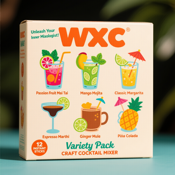 Cocktail Mixer Variety Pack - 12 Ct Mocktail Non Alcoholic Real Agave Drinks