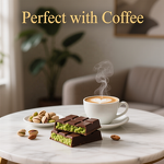 Dubai Pistachio Chocolate Bar - Premium Shredded Phyllo Dough Viral Dessert